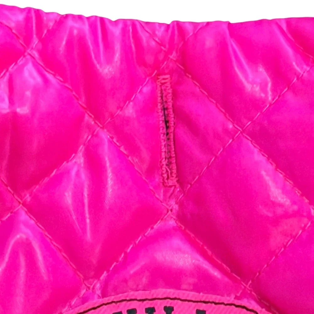 Beverly Hills Polo Club Dog Vest Small Pink Quilted Fleece Puffer Jacket Preppy
